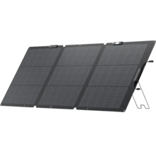 Tragbares Solarpanel mit drei Paneelen und Ständer