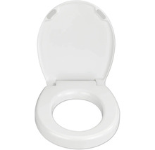 Abattant de WC avec couvercle ouvert