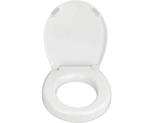 Abattant de WC avec couvercle ouvert