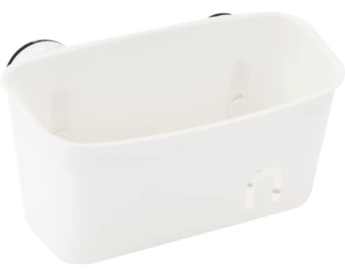 Panier de douche form&style avec système de ventouse gris ou blanc mat sélection de couleur aléatoire Panier de douche blanc avec ventouse
