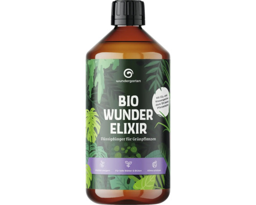 Wunderelixier engrais pour plantes vertes 1 l Engrais liquide biologique pour plantes vertes de Wundgarten