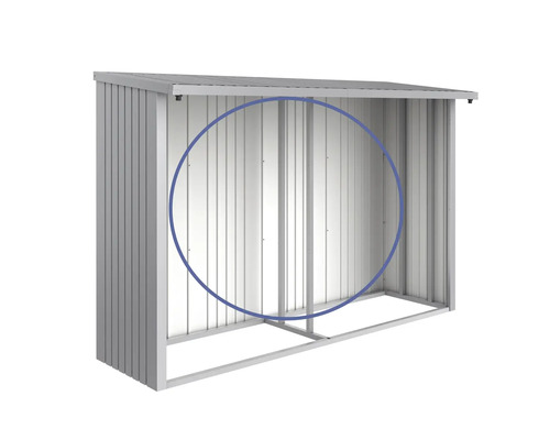 Geräteschuppen aus Metall