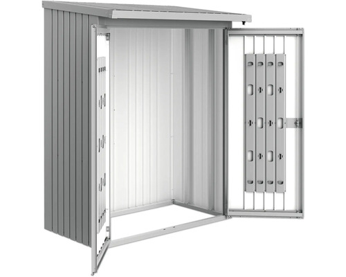Pack de porte pour WoodStock 150, 138 x 172,5 cm, argent Abri de jardin en métal ouvert avec porte coulissante