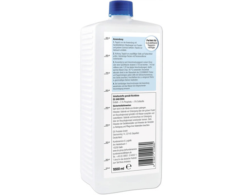 Bouteille de nettoyant pour tapis CLEANMAXX 1000 ml