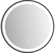 Miroir de salle de bain rond avec éclairage