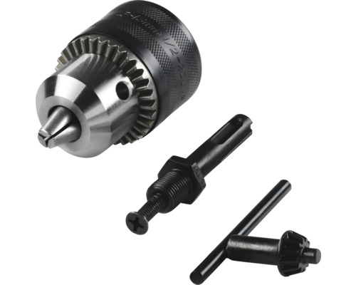 Bohrfutter mit Adapter und Bohrfutterschlüssel