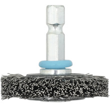 Embout de brosse métallique pour perceuse