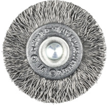 Brosse ronde en fil métallique