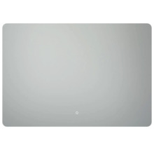 Miroir de salle de bain rectangulaire avec coins arrondis