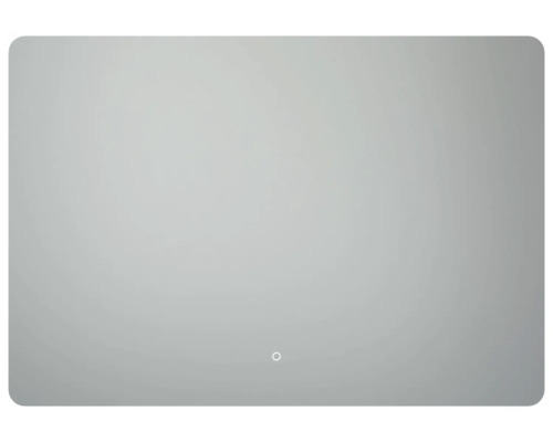 Miroir de salle de bain rectangulaire avec coins arrondis