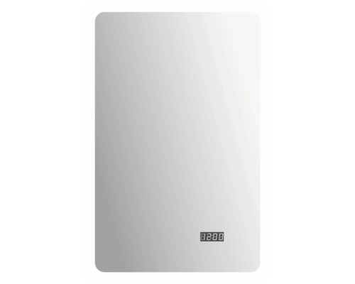 Miroir rectangulaire avec affichage numérique