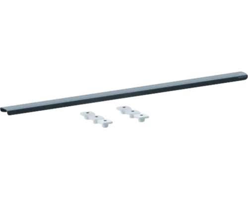 SWISSPOR Duschrinnenrost Linea Standard 300 x 40 mm edelstahl matt Garderobenstange mit Befestigungsmaterial