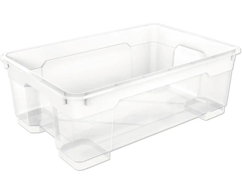 Kunststoffbox Cargo Point M transparent 30 l Transparente Aufbewahrungsbox aus Kunststoff