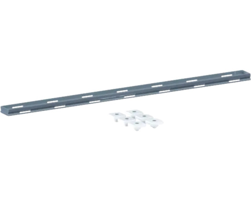 SWISSPOR Befliesbarer Duschrinnenrost Linea Individual 300 x 40 mm edelstahl Montageschiene mit Befestigungsmaterial
