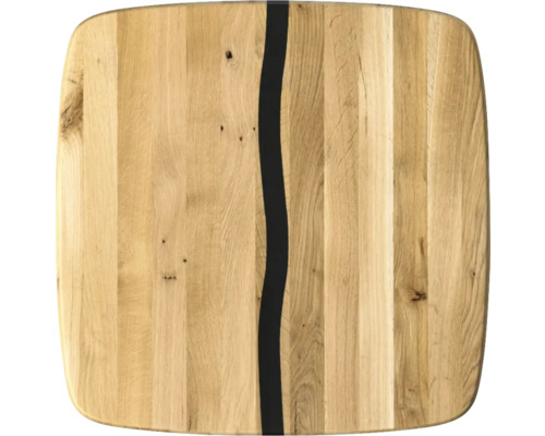 Planche à découper en bois avec insert en résine