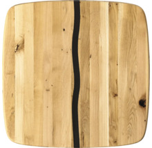 Plateau en bois avec résine époxy