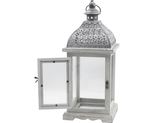 Dekorative Laterne mit offener Tür