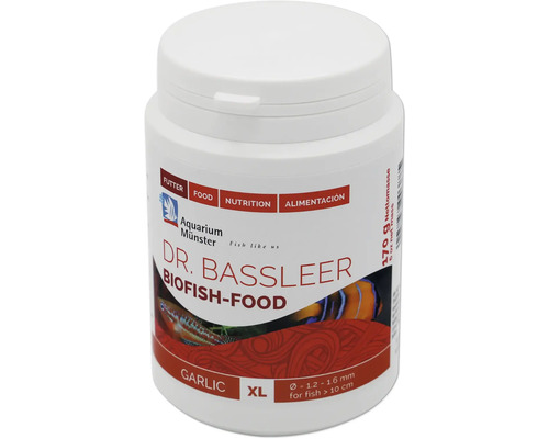 Nourriture pour poissons d'aquarium Aquarium Münster Dr. Bassleer Biofish Food garlic XI 170 g Dr. Bassleer Biofish-Food nourriture pour poissons à l''ail