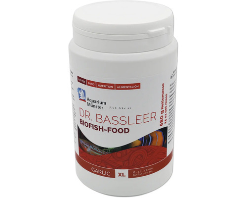 Nourriture pour poissons d'aquarium Aquarium Münster Dr. Bassleer Biofish Food garlic XI 680 g Dr. Bassleer Biofish-Food Ail XL nourriture pour poissons