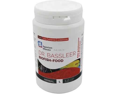 Aquariumfischfutter Aquarium Münster Dr. Bassleer Biofish Food Herbal L 600 g Aquarium Münster Dr. Bassleer Biofish-Food Kräuterfutter für Fische