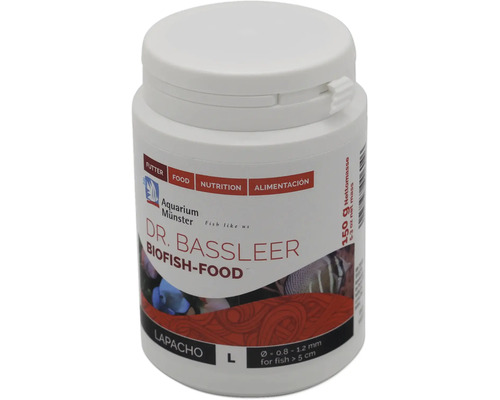 Nourriture pour poissons d'aquarium Aquarium Münster Dr. Bassleer Biofish Food Lapacho L 150 g Dr. Bassleer Biofish-Food dans une boîte de 150 g de masse nette