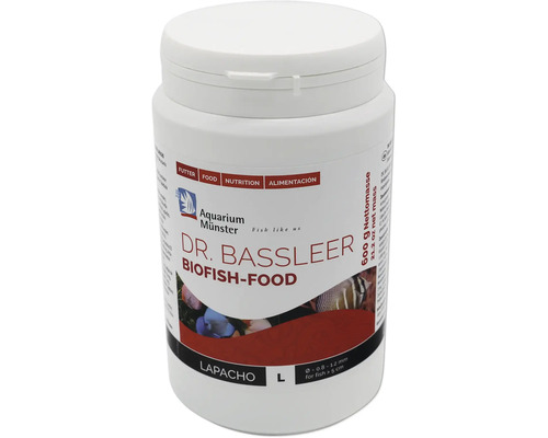 Nourriture pour poissons d'aquarium Aquarium Münster Dr. Bassleer Biofish Food Lapacho L 600 g Aquarium Münster Dr. Bassleer Biofish-Food Lapacho Nourriture pour poissons Boîte de 600 grammes de masse nette