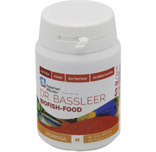 Dr. Bassleer Biofish-Food dans une boîte blanche avec du moringa