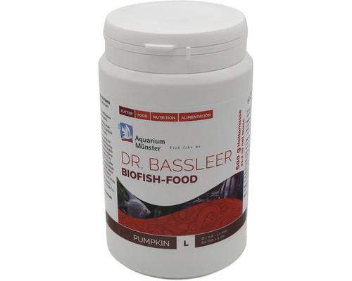 Nourriture pour poissons d'aquarium Aquarium Münster Dr. Bassleer Biofish Food Pumpkin L 600 g Aquarium Münster Dr. Bassleer Biofish-Food Citrouille L, 600 grammes