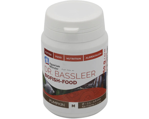 Nourriture pour poissons d'aquarium Aquarium Münster Dr. Bassleer Biofish Food Pumpkin M 60 g Dr. Bassleer Biofish-Food Courge, nourriture pour poissons d''aquarium