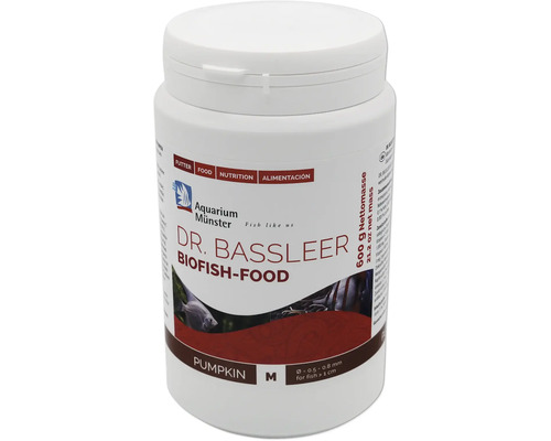 Nourriture pour poissons d'aquarium Aquarium Münster Dr. Bassleer Biofish Food Pumpkin M 600 g Dr. Bassleer Biofish-Food Potiron en boîte