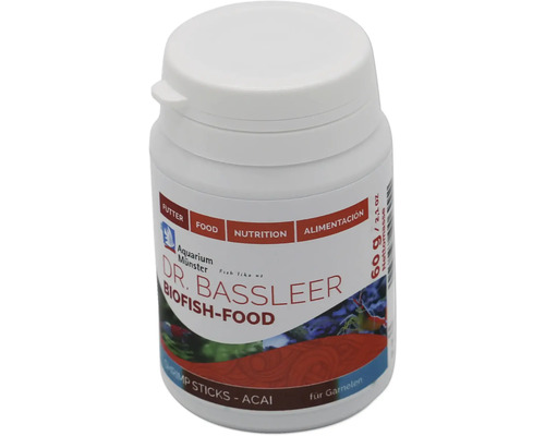 Nourriture pour crevettes Aquarium Münster Dr. Bassleer Biofish Food Shrimp Acai 60g Dr. Bassleer Biofish-Food pour aquariums, 60 grammes