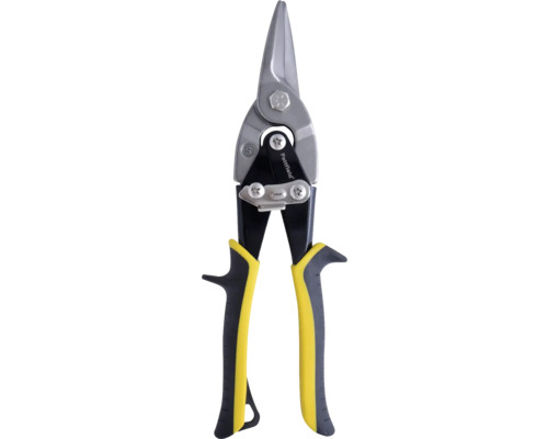 Blechschere mit gelb-schwarzem Griff