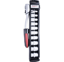 Pattfield Jeu de douilles 12.7 mm avec cliquet et différentes douilles