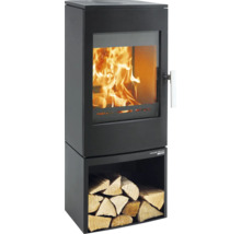 Poêle à bois avec compartiment à bûches