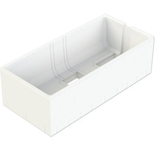 Baignoire rectangulaire vide en acrylique sanitaire