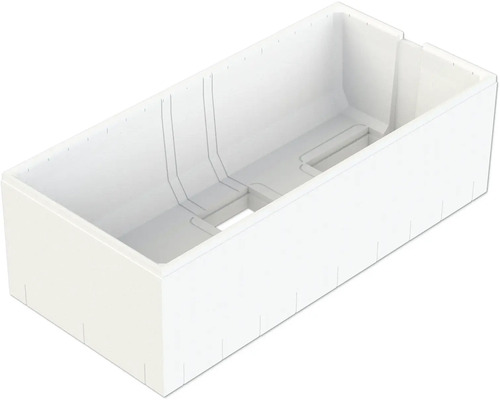 Baignoire rectangulaire vide en acrylique sanitaire