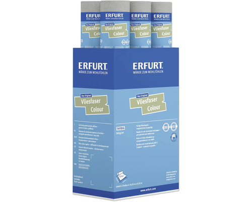 Packung Erfurt Vliesfaser Colour Tapete mit sechs Rollen
