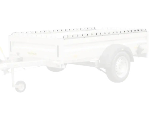 Garde-corps latéral Humbaur pour Startrailer 1947 mm x 25 mm x 70 mm paquet = 2 pces Remorque pour le transport de charges