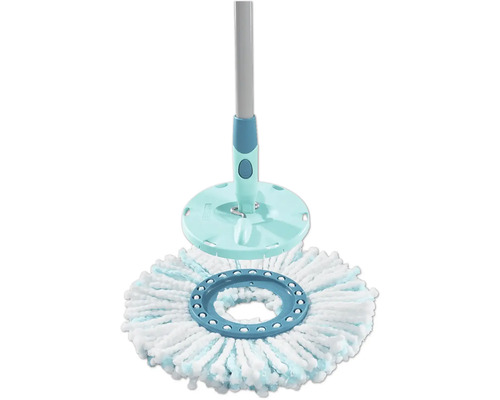 Wischmop mit Stiel und runder, auswechselbarer Moppspitze