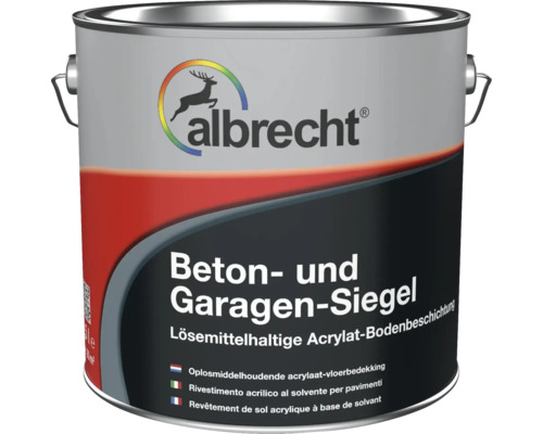 Erbedol Schlagfester Lack RAL 7030 Steingrau 2,5 Liter - Hochglänzend & Witterungsbeständig