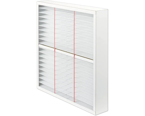 Set de filtre Zehnder G2/G4 boîtier filtrant AUL type E 048118 Fenêtre à jalousies blanche avec lamelles réglables