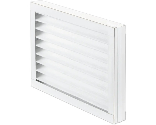 Zehnder Pollenfilter F7 ComfoAir 100 / Ventos 048071 Weisse Wetterschutzgitter mit Lamellen für den Aussenbereich