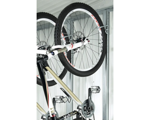 Porte-vélo biohort bikeMax pour remise à outils AvantGarde, remise à outils HighLine, remise à outils Panorama, 2 pièce Support mural pour vélo avec VTT