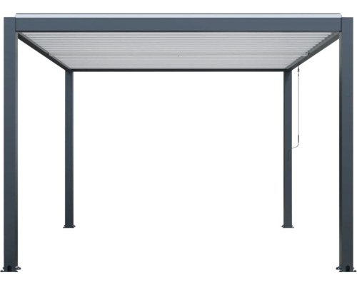 Freistehende Pergola mit Lamellendach