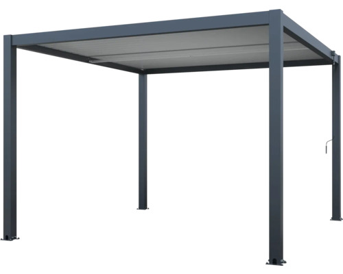 Freistehende Terrassenüberdachung mit Lamellendach