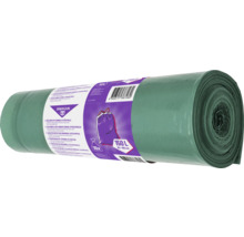 Rouleau de sacs poubelles avec cordon de serrage, 10 pièces, 150 litres