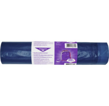 Rouleau de sacs poubelles avec cordon de serrage, 10 pièces, capacité de 120 litres