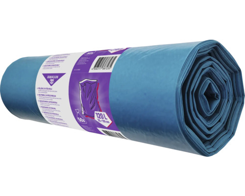 Rouleau de sacs poubelles, 50 pièces, 120 litres