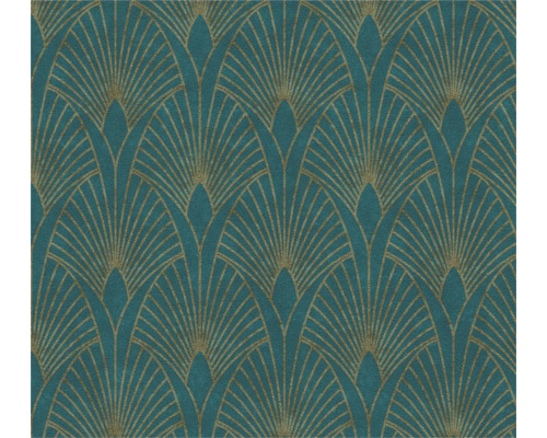 Panneau 3D Pop.up autocollant 79184-3 art déco pétrole 2,50 x 0,52 m Papier peint avec motif Art Déco