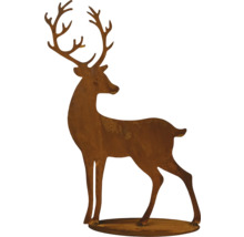 Dekorative Hirschfigur aus Metall